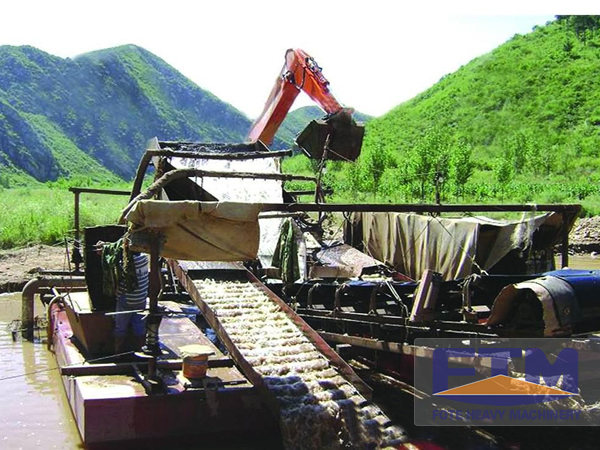 gold ore dressing production line